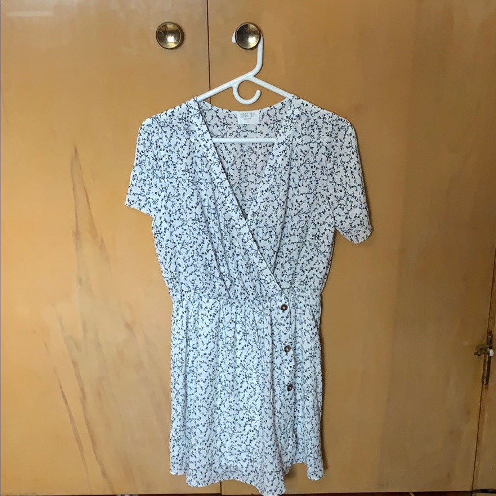 A wrap dress